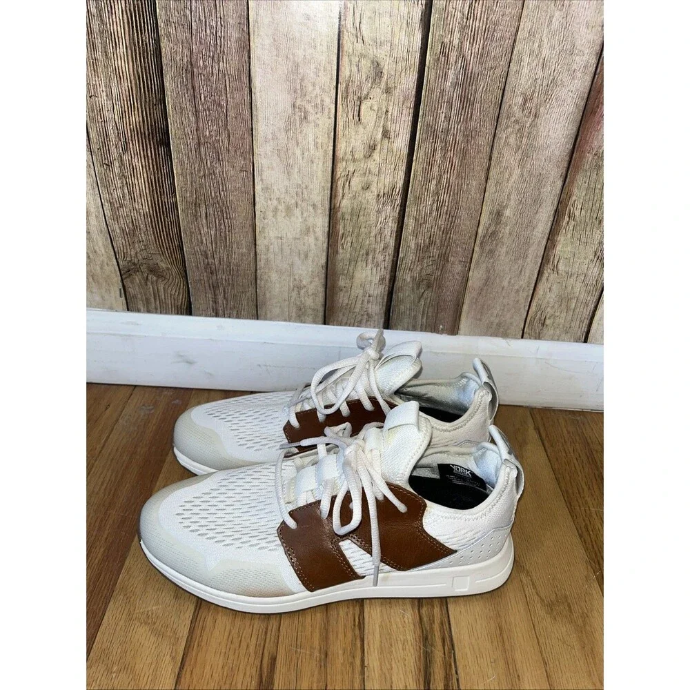 York Athletics Unisex The Frank Running Shoes Ivory 03104-01 Lace Up Size 7